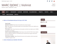 Tablet Screenshot of marcdjokic.com